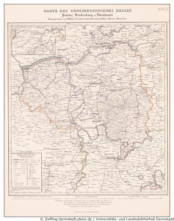 Hessen gegen 1870 Hessen gegen 1870